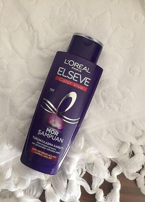Elseve L’oréal Paris Turunculaşma Karşıtı Mor Şampuan