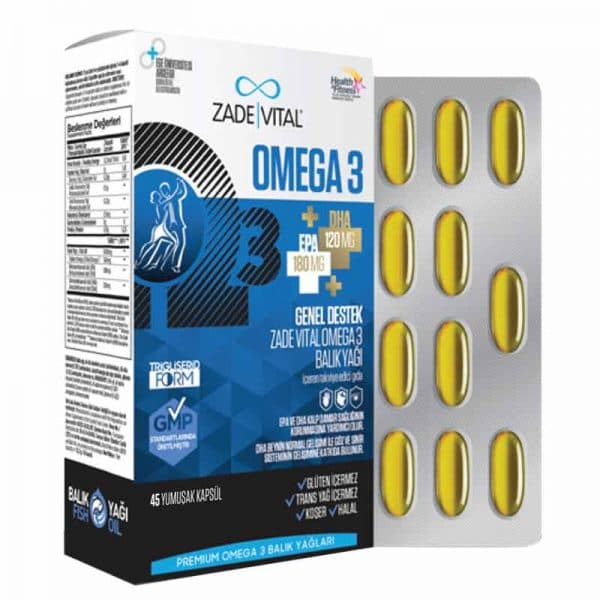 Zade Vital Premium Omega 3 Forte Balık Yağı