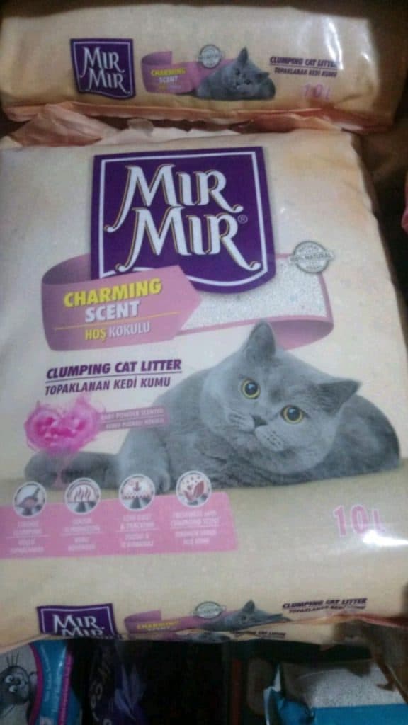 Mır Mır Hoş Kokulu Topaklanan Kedi Kumu