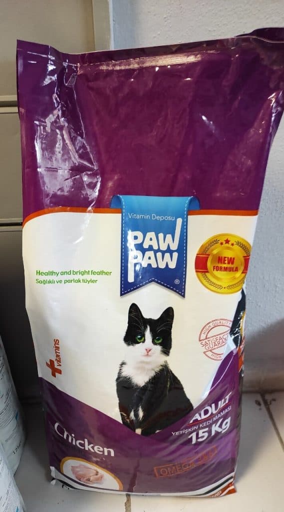 Paw Paw Yetişkin Kedi Maması Tavuklu