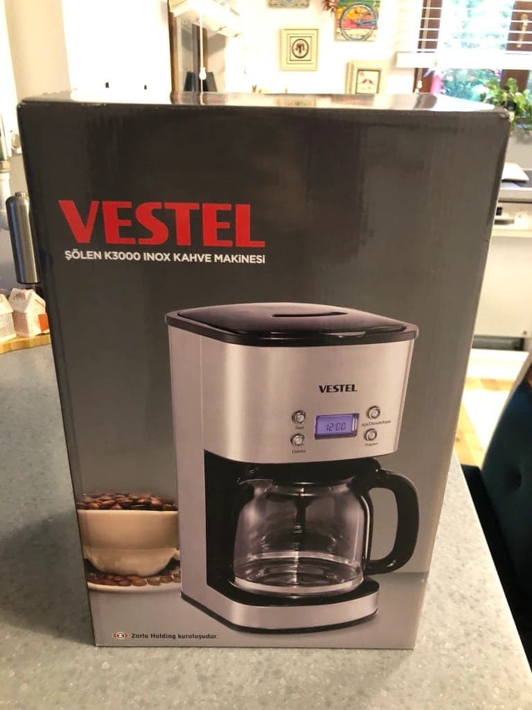 Vestel Sefa K3000 Inox Filtre Kahve Makinesi