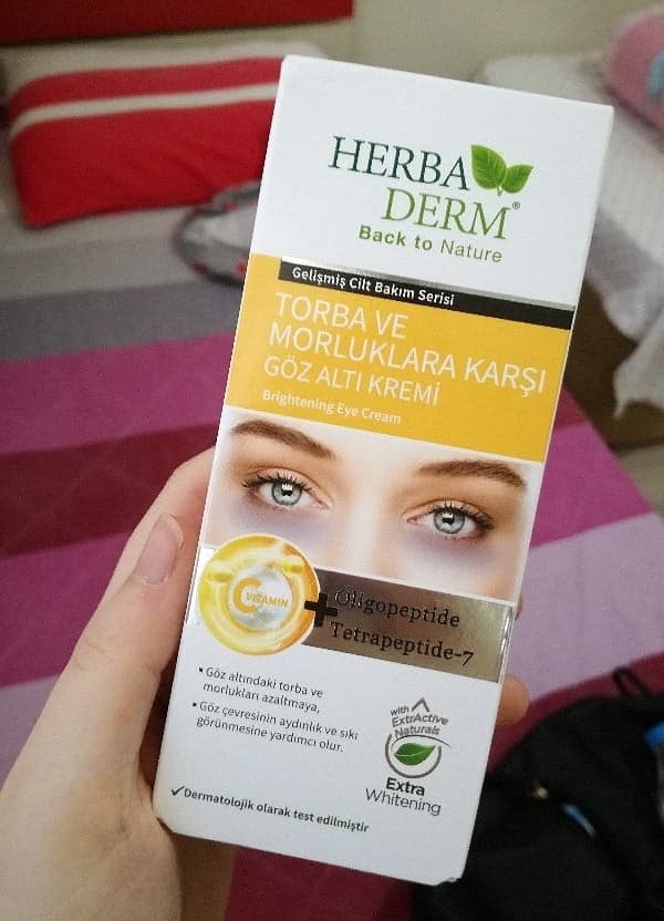 Herbaderm Torba ve Morluklara Karşı Göz Kremi