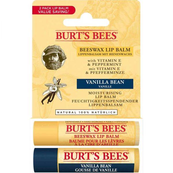 Burt’s Bees 2li lip balm set – Beeswax + Vanilya