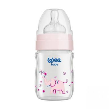 Wee Baby Klasik Plus 120 Ml Geniş Ağızlı Isıya Dayanıklı Cam Biberon – Pembe