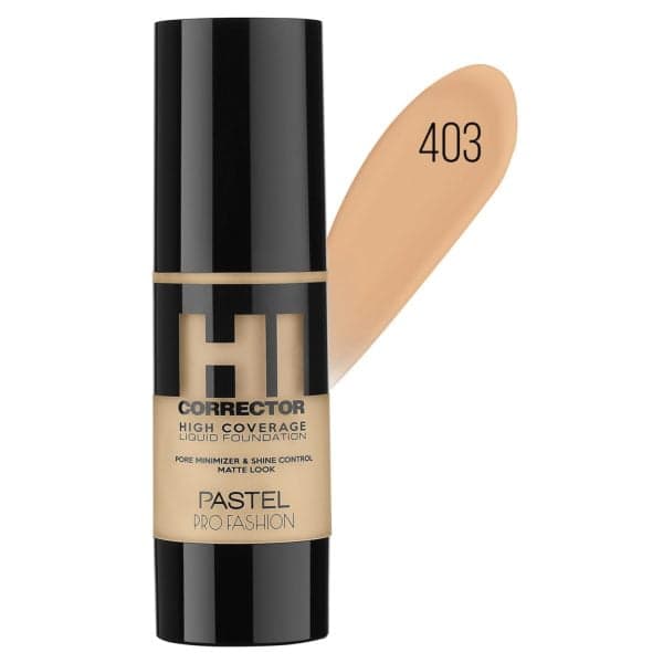 Pastel Profashion Hi Corrector High Coverage Liquid Fondöten No 403