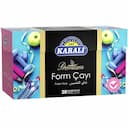 Karalı Karali Bardak Poşet Bitki Çayı Form