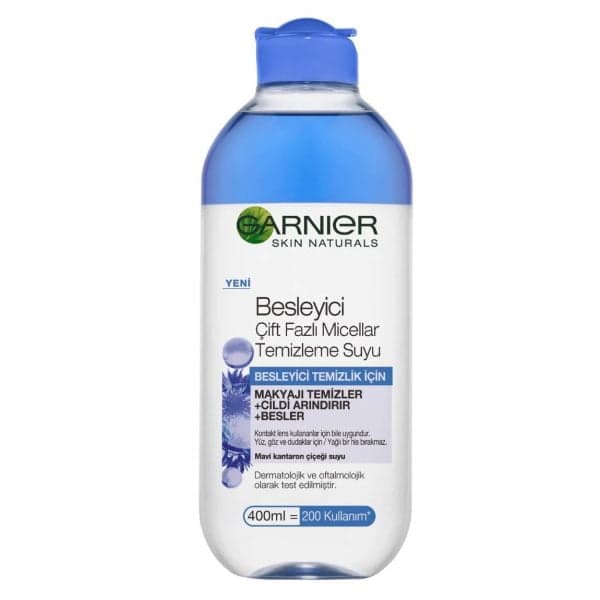 Garnier Besleyici Çift Fazlı Micellar Makyaj Temizleme Suyu