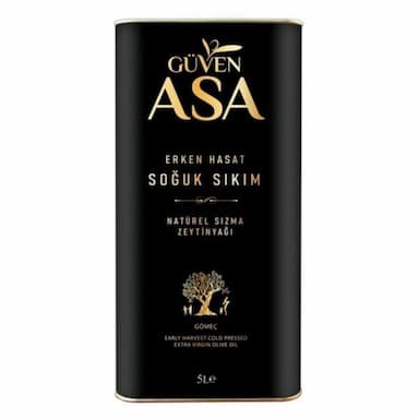 Güven Asa Erken Hasat Soğuk Sıkım Natürel Sızma Zeytinyağı