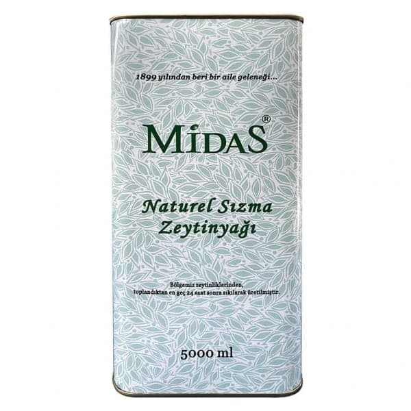 Midas Erken Hasat Soğuk Sıkım Natürel Sızma Zeytinyağı