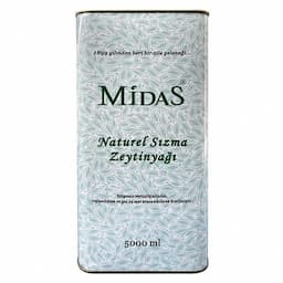 Midas Erken Hasat Soğuk Sıkım Natürel Sızma Zeytinyağı