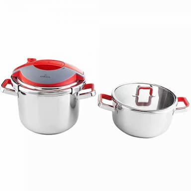 Karaca Orbit 4 + 6 L Düdüklü Tencere Seti