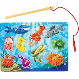 Melissa & Doug 13778 Ahşap Mıknatıslı Balık Tutma