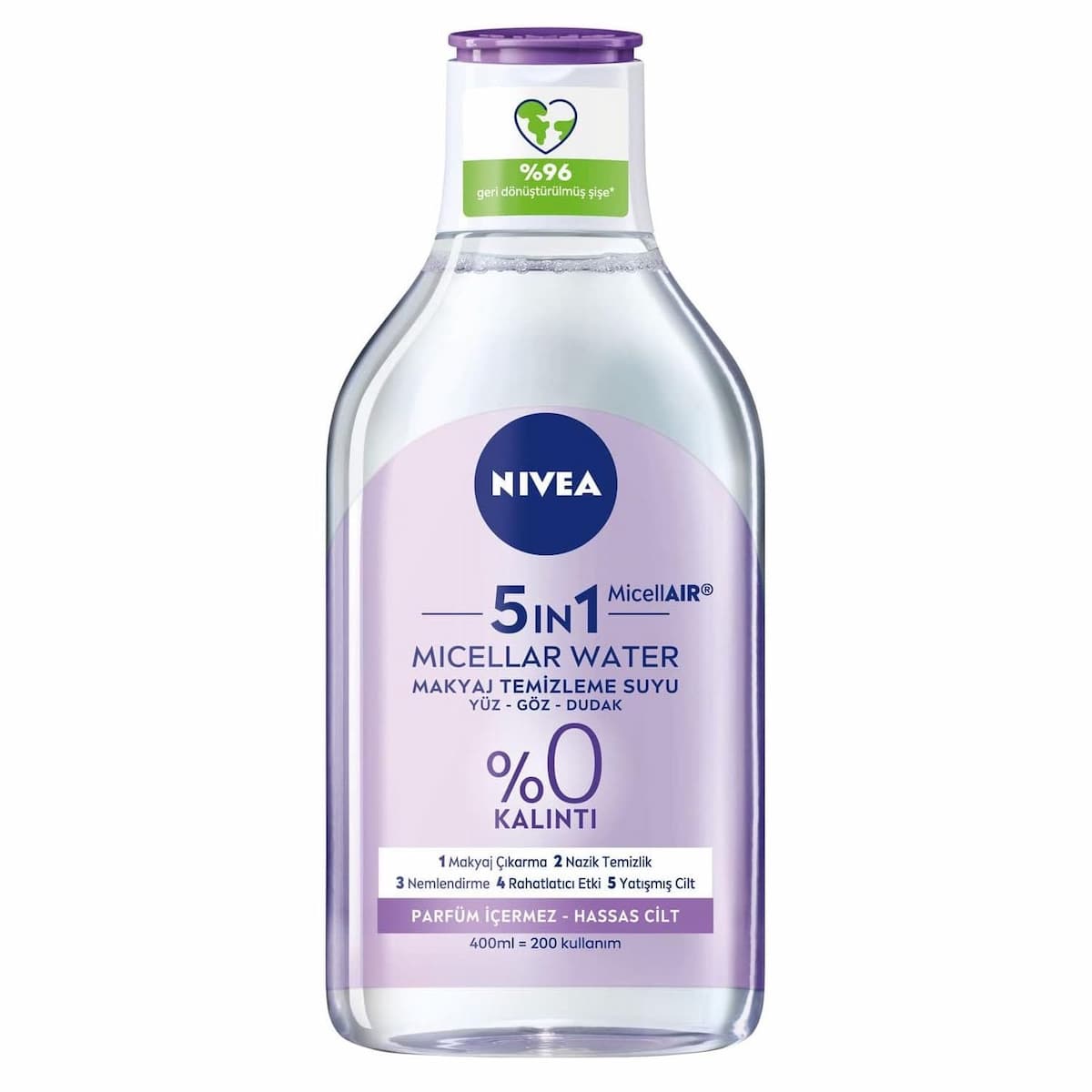 NIVEA 5in1 Yatıştırıcı Micellar Makyaj Temizleme Suyu