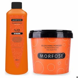 Morfose Mavi Toz Saç Açıcı Oryal 1000 gr ve 40 Volume Oksidan