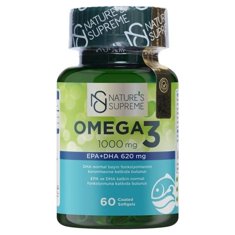 Nature's Supreme 1000 Mg 60 Kapsül Omega 3