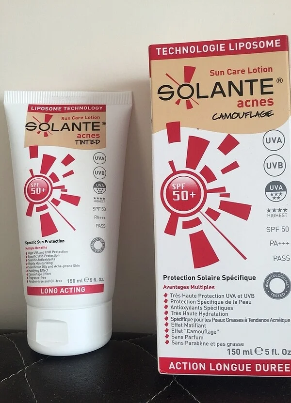 Acnes Tinted Sun Care Lotion Spf50+