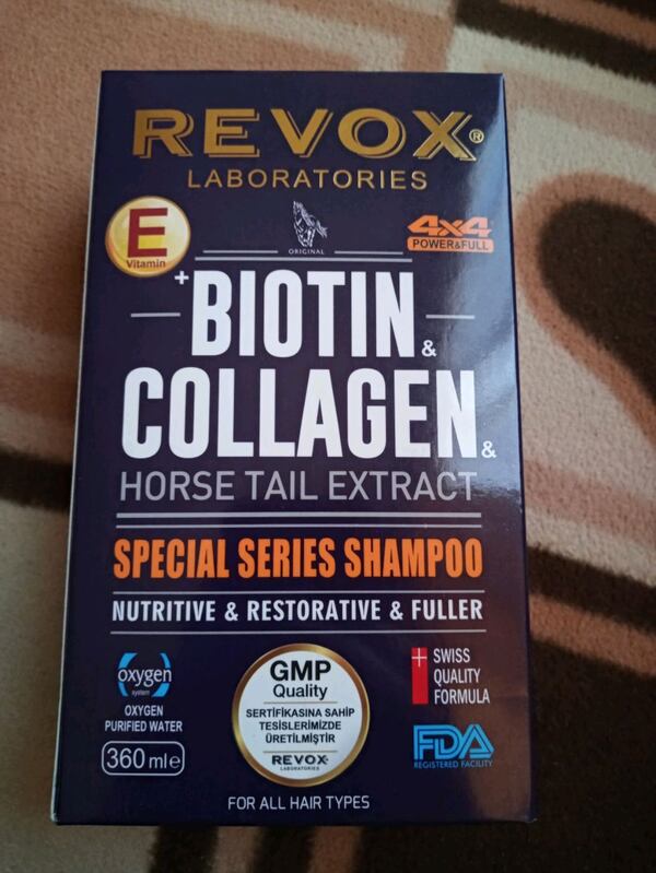 Revox Biotin & Collagen At Kuyruğu Bitki Özlü Saç Bakım Şampuanı ürün resmi